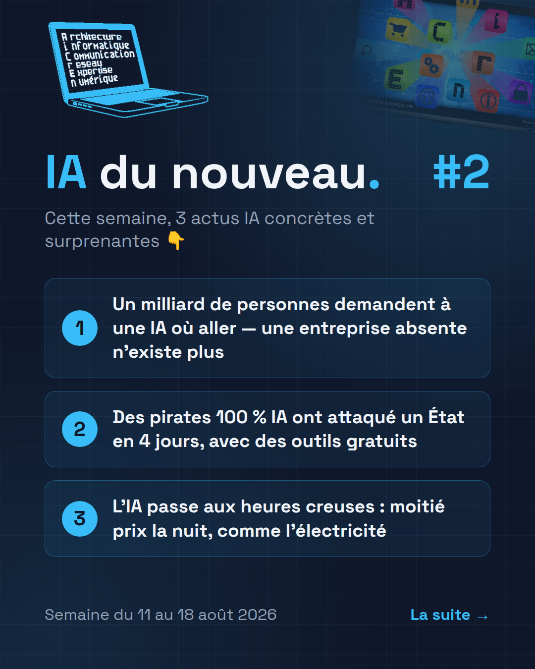 IA du nouveau #2 — le sommaire de la semaine