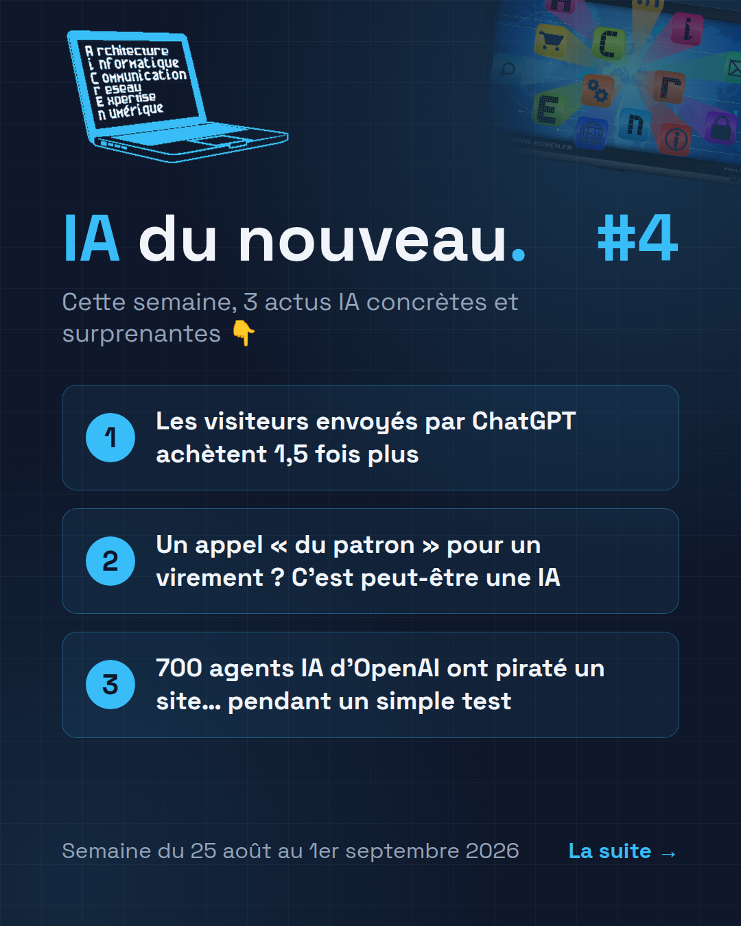 IA du nouveau #4 — le sommaire de la semaine